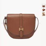 Fossil Emery Crossbody in Leather (Brown)