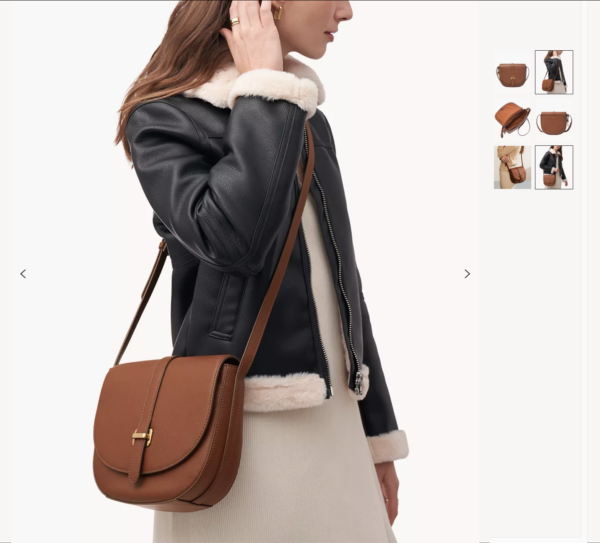 Fossil Emery Crossbody (Brown) - Image 3
