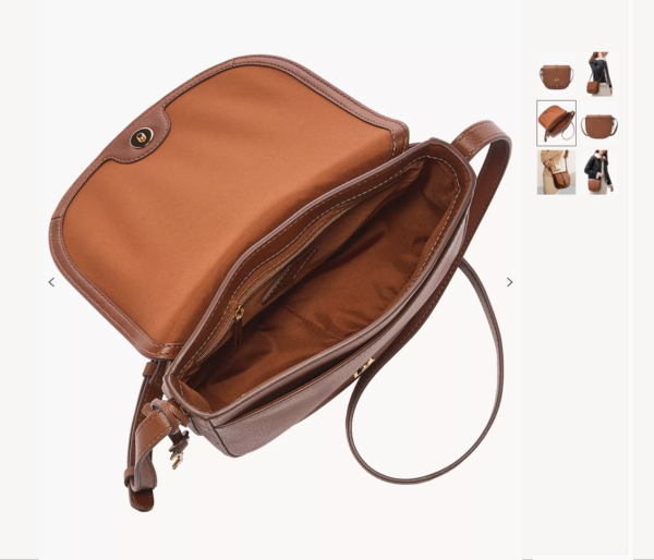 Fossil Emery Crossbody (Brown) - Image 4