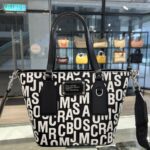 Marc By Marc Jacobs Trademarc Small Tote (Black White)