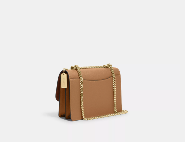 Coach Klare Crossbody Bag In Signature Canvas (Khaki/Light Saddle/RSKF) - Image 6