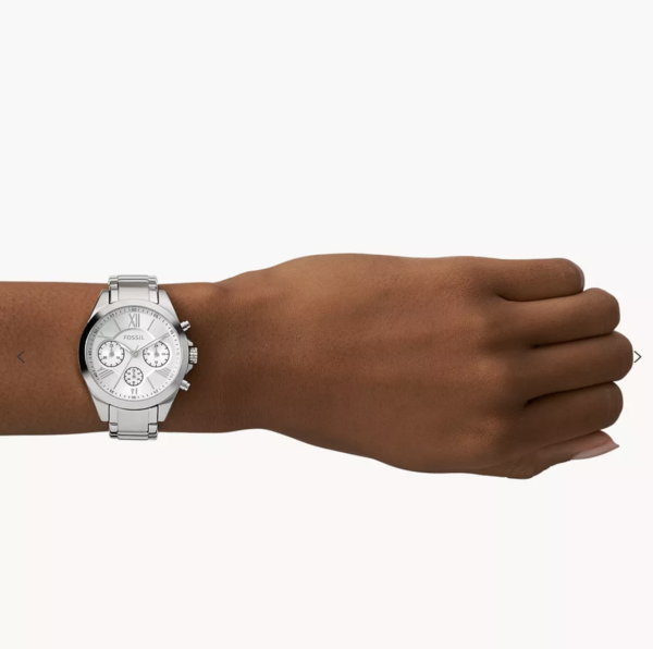 Fossil Modern Courier Midsize Chronograph Stainless Steel Watch (BQ3035) - Image 2