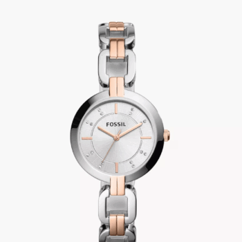 Fossil Kerrigan Three-Hand Two-Tone Stainless Steel Watch Women (BQ3341)