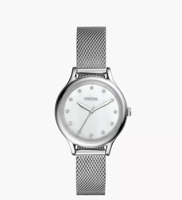 Fossil Laney Three-Hand Stainless Steel Women Watch   (BQ3390)