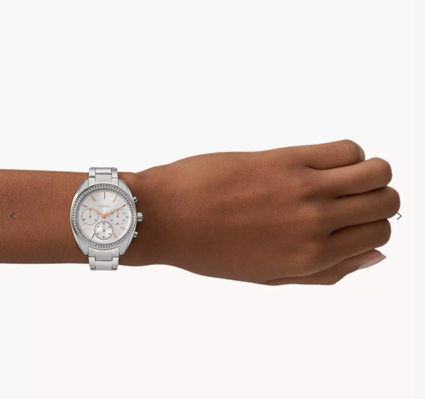 Fossil Dayle Vale Chronograph Stainless Steel Watch (BQ3657) - Image 2