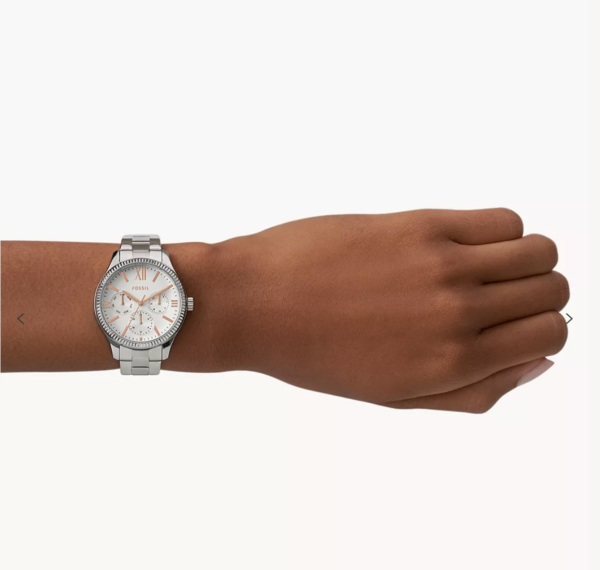 Fossil Rye Multifunction Stainless Steel Women Watch (BQ3690) - Image 2