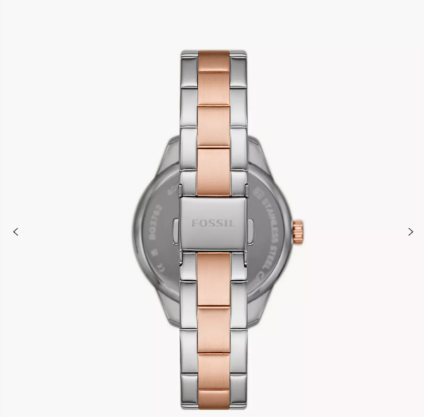 Fossil Rye Multifunction Two-Tone Stainless Steel Watch Women (BQ3761) - Image 3