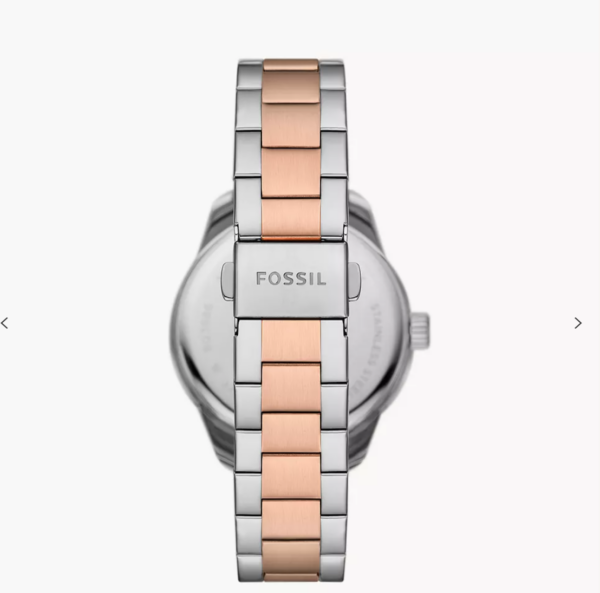 Fossil Dayle Three-Hand Two-Tone Stainless Steel Watch (BQ3887) - Image 4