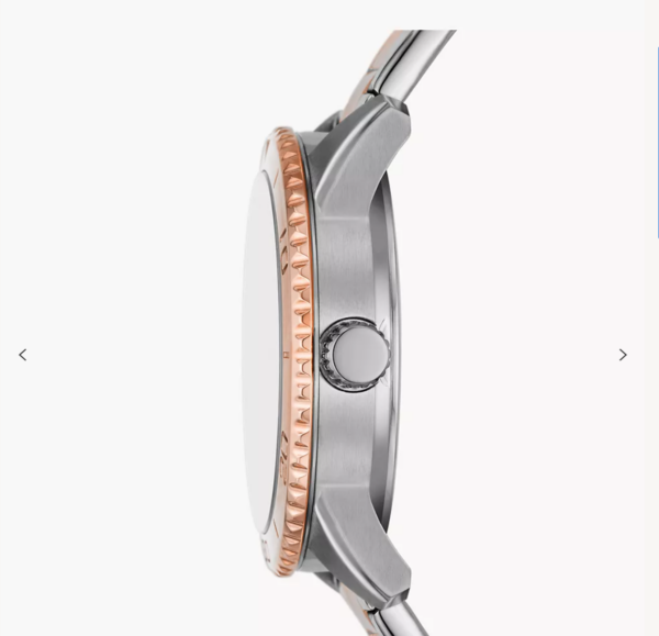 Fossil Dayle Three-Hand Two-Tone Stainless Steel Watch (BQ3887) - Image 5