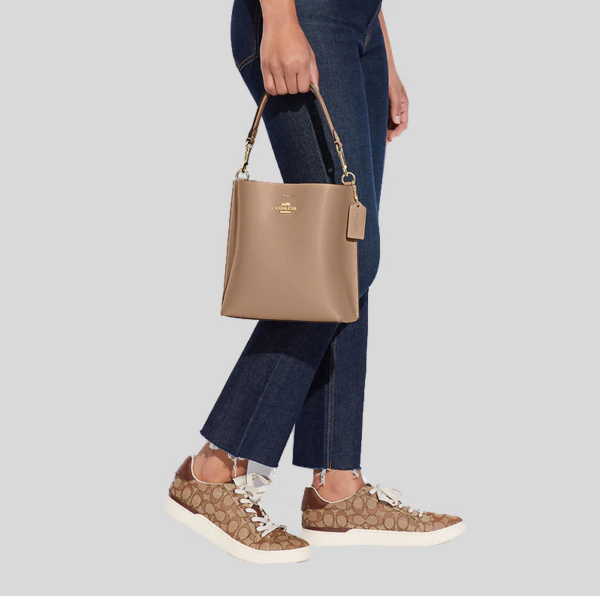 Coach Mollie Bucket Bag 22 (Taupe) - Image 3