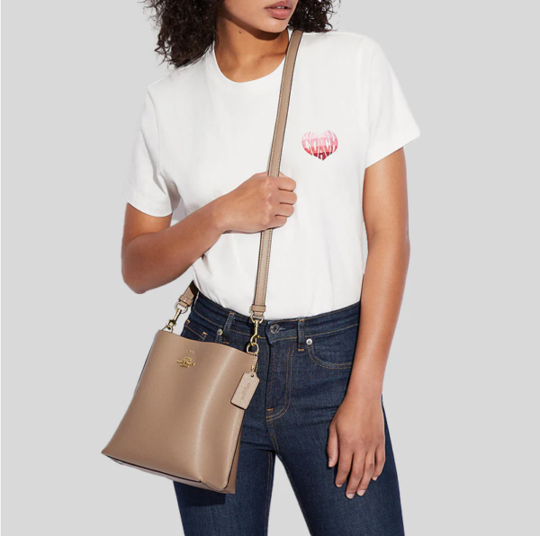 Coach Mollie Bucket Bag 22 (Taupe) - Image 2