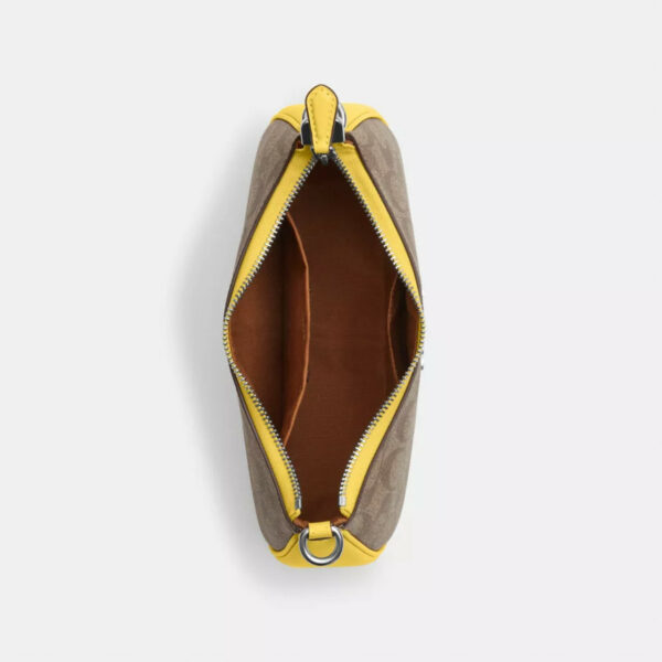 Coach Teri Shoulder Bag In Signature Canvas (Retro Yellow) - Image 3