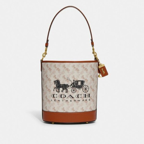 Coach Dakota Bucket Bag With Horse And Carriage (Saddle)- Boutique Transfer