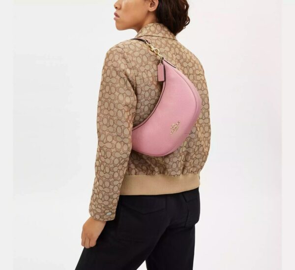 Coach Aria Shoulder Bag (True Pink) - Image 3