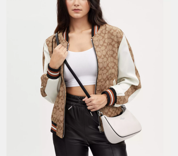 Coach Teri Shoulder Bag (Chalk Black) - Image 2
