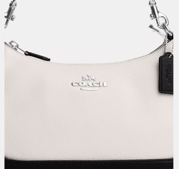 Coach Teri Shoulder Bag (Chalk Black) - Image 4