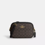 Coach Jamie Camera Bag In Signature Canvas (Brown Black)