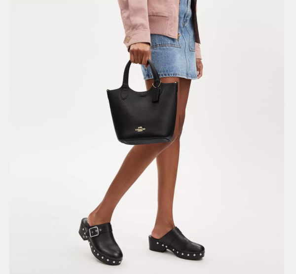 Coach Hanna Bucket Bag (Black) - Image 4