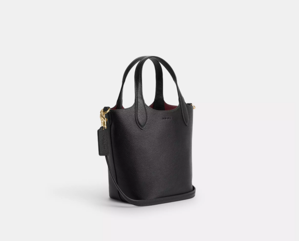 Coach Hanna Bucket Bag (Black) - Image 7