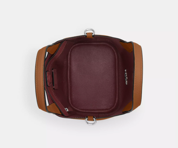 Coach Hanna Bucket Bag (Light Saddle) - Image 5