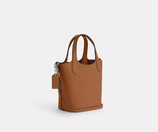 Coach Hanna Bucket Bag (Light Saddle) - Image 7