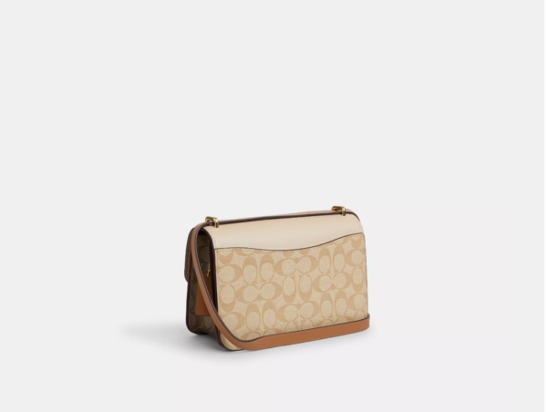As Is Display Item : Coach Large Morgan Square Crossbody In Blocked Signature Canvas (Khaki Multi) - Image 5