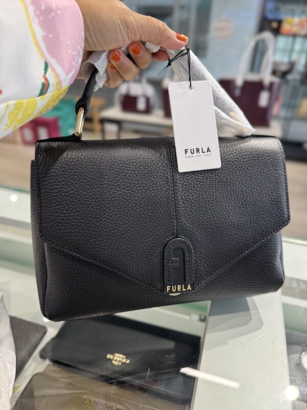 Furla Dafne Small Top Handle (Black)