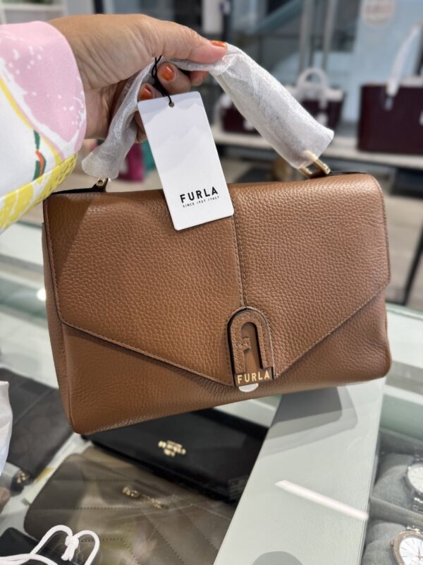 Furla Dafne Small Top Handle (Brown)