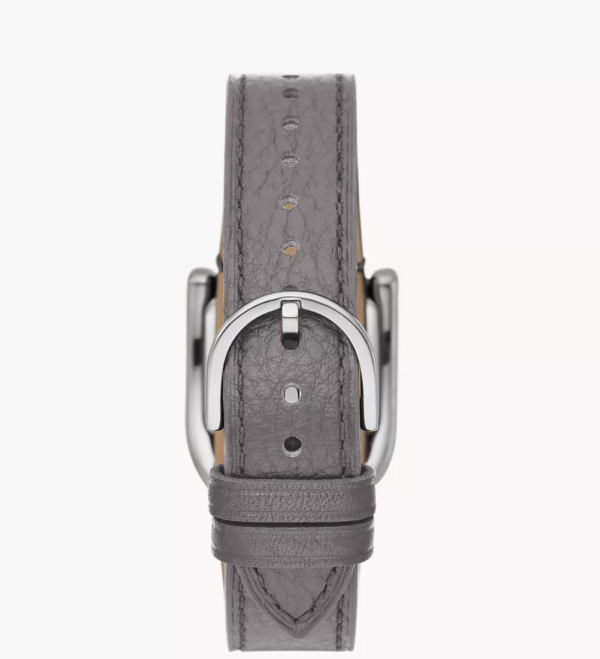 Fossil Harwell Three-Hand Light Grey LiteHide™ Leather Watch Women (ES5265) - Image 3