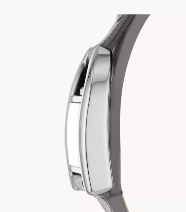 Fossil Harwell Three-Hand Light Grey LiteHide™ Leather Watch Women (ES5265) - Image 4