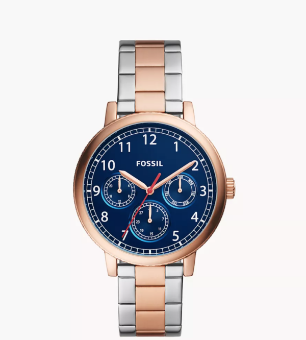 Fossil Airlift Multifunction Two-Tone Stainless Steel Watch Men (BQ2632)