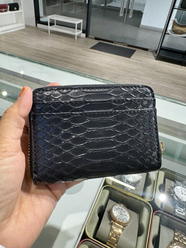 Michael Kors Jet Set Medium Zip Around Card Case Coin Pouch Wallet (Black) - Image 2
