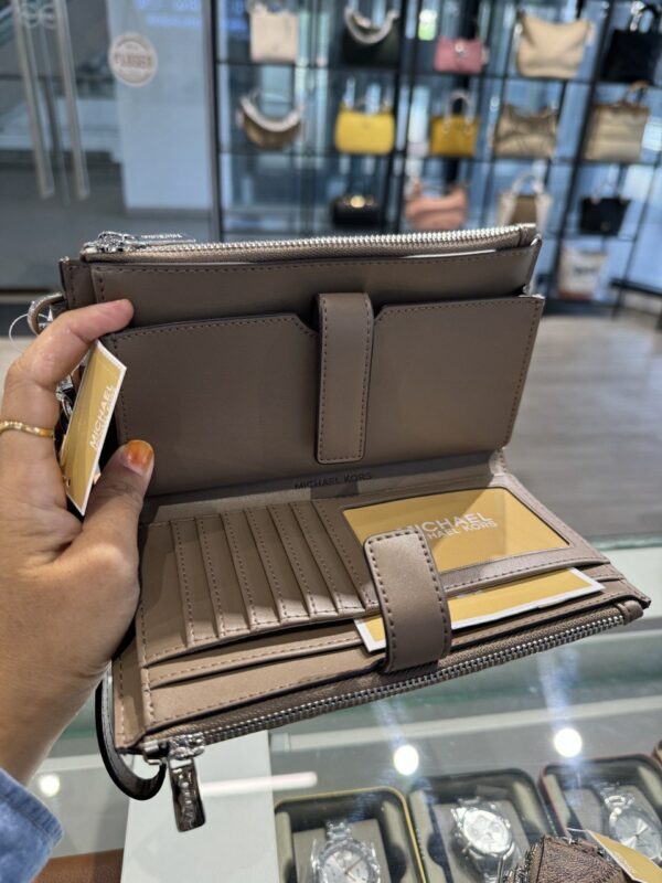 Michael Kors Jet Set Travel Large Double Zip Wallet Wrislet(Dusk Multi) - Image 2