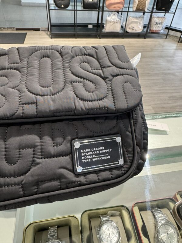 Marc Jacobs Nylon Jumbled Logo Messenger Bag (Black) - Image 4