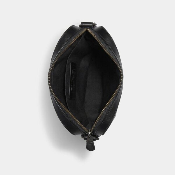 Coach Houston Flight Bag In Signature Embossed Leather (Black) - Image 3