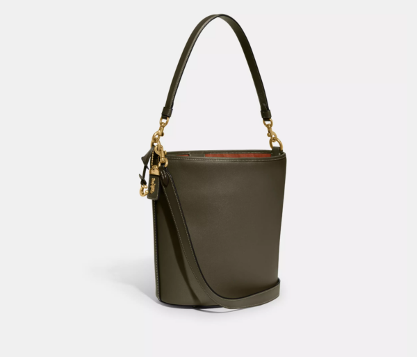 Coach Dakota Bucket Bag (Army Green) - Boutique Transfer - Image 7