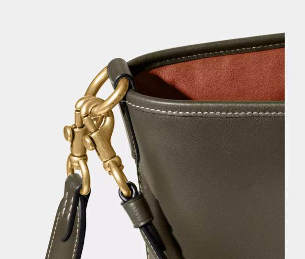 Coach Dakota Bucket Bag (Army Green) - Boutique Transfer - Image 3