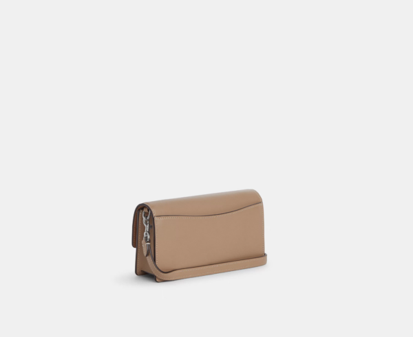 Coach Eliza Small Flap Crossbody (Taupe) - Image 3