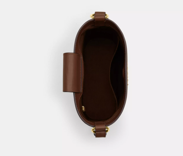 Coach Sophie Bucket Bag In Signature Canvas (Khaki Saddle2) - Image 4