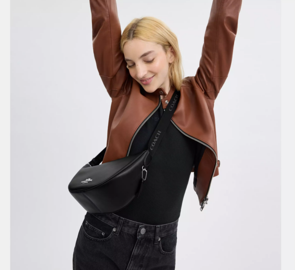 Coach Pace Shoulder Bag (Black) - Image 2