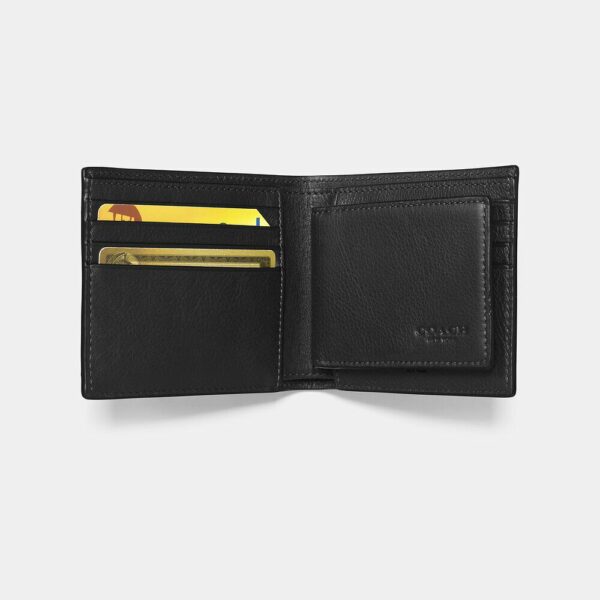 Coach Compact Id Wallet 3 in 1 In Sport Calf Leather (Black) - Image 2