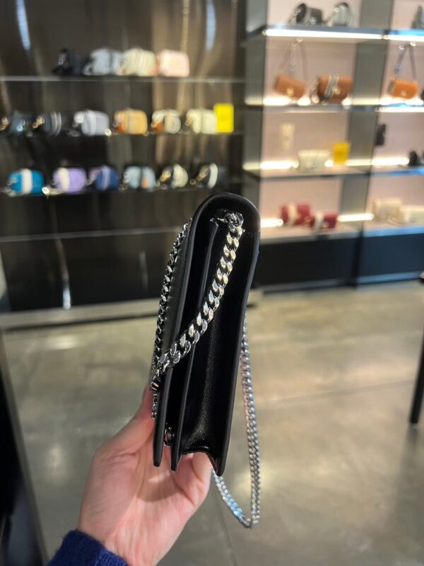 Marc Jacobs Party On A Chain Crossbody Leather Bag (Black) - Image 2