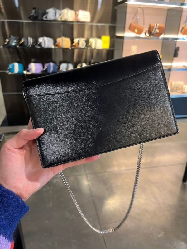 Marc Jacobs Party On A Chain Crossbody Leather Bag (Black) - Image 3