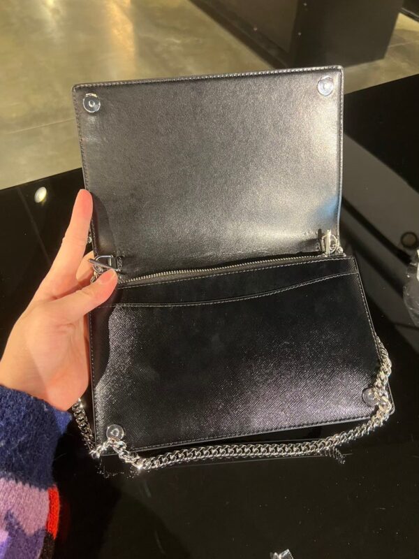 Marc Jacobs Party On A Chain Crossbody Leather Bag (Black) - Image 4