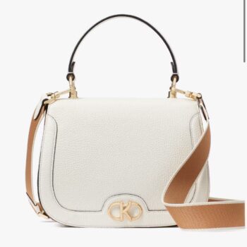 Kate Spade Kyla Top Handle in Pebbled Leather (Meringue)