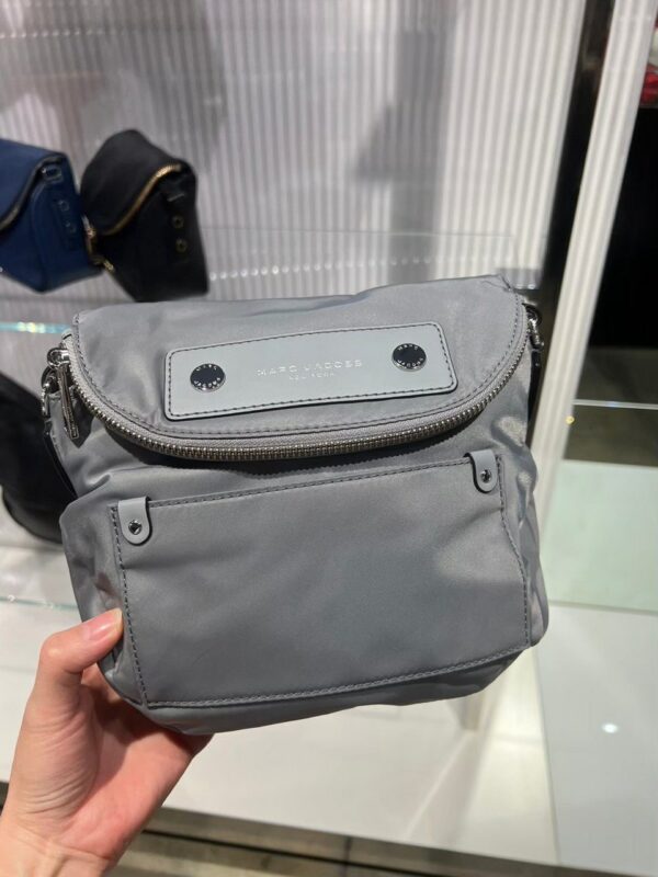 Pre Order - Marc Jacobs Preppy Nylon Mini Natasha (Rock Grey)