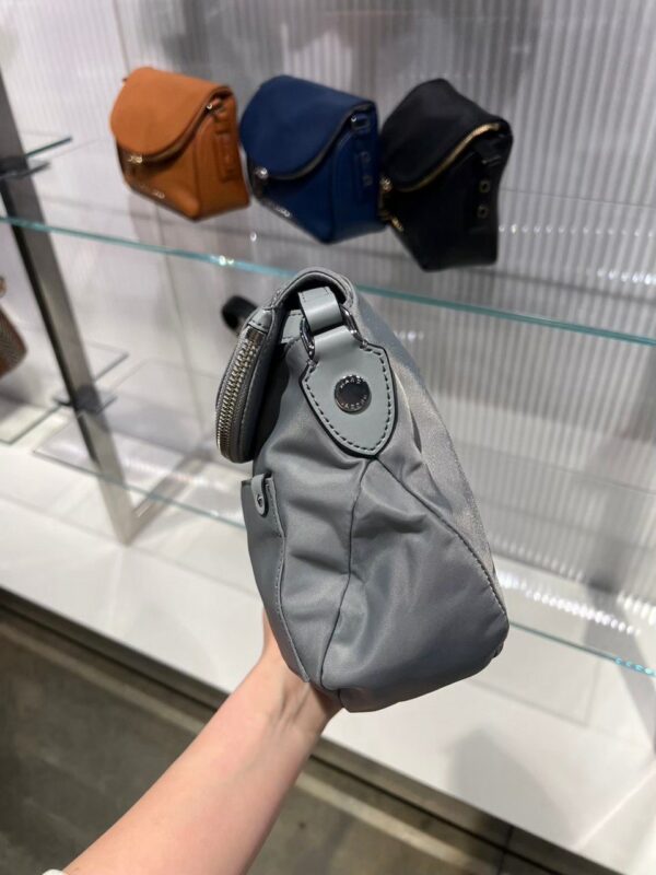 Pre Order - Marc Jacobs Preppy Nylon Mini Natasha (Rock Grey) - Image 4