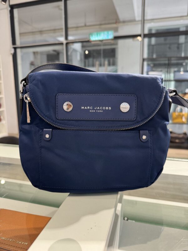 Marc Jacobs Preppy Nylon Mini Natasha (Azure Blue)