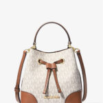 Michael Kors Mercer Small Logo Bucket Bag (Vanilla)