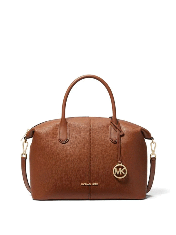 Michael Kors Hyde Large Leather Satchel (Luggage)